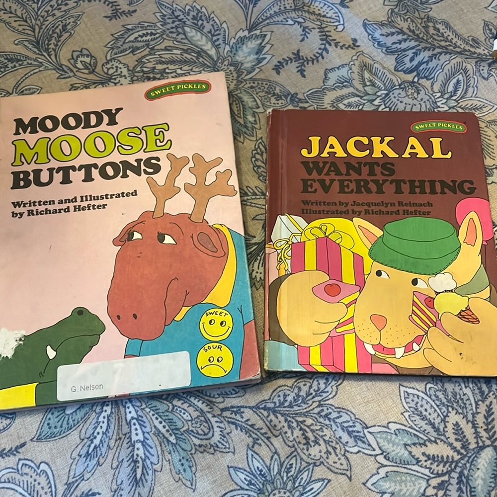 Vintage sweet pickles books